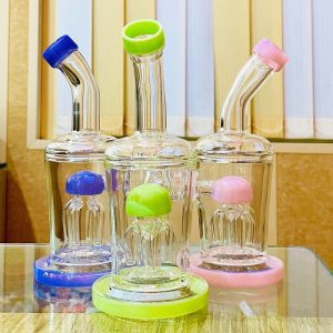 7''4Leg Perc Bong with Bend Neck(Weight-290gm)