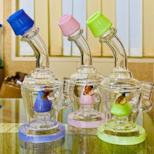 6''Showerhead Bong with Bend Neck(Weight-220gm)