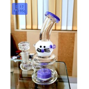 6'' Showerhead Bong with Bend Neck(Weight-195gm) #Pocket Bong