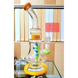 10'' Bear Showerhead Bong (Bend Neck)Weight-430gm