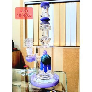 10'' Showerhead Bong with Honeycomb Hand on its Body(Weight-470gm)