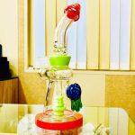 10'' Showerhead Bong with Bend Neck(Weight-395gm)