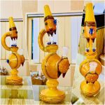 12'' Antique Bong with Silver Fumed(Weight-430)